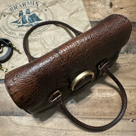 Brahmin Vintage Tuscan Collection Satchel - Picture 10 of 13